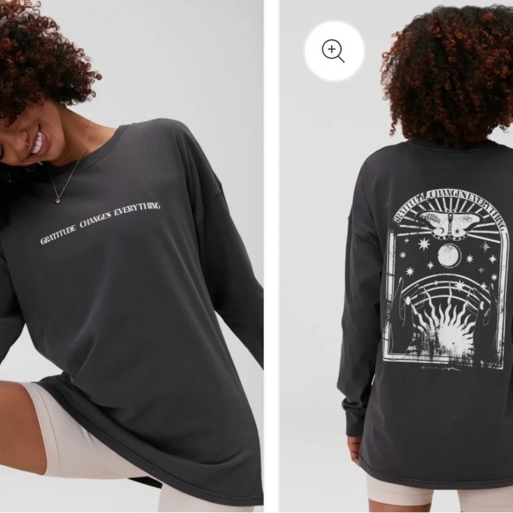 Spiritual Gangster Dark Grey Long Sleeve Shirt - Medium - Picture 1 of 5